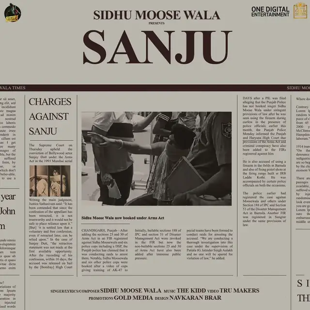 Sanju — Sidhu Moose Wala