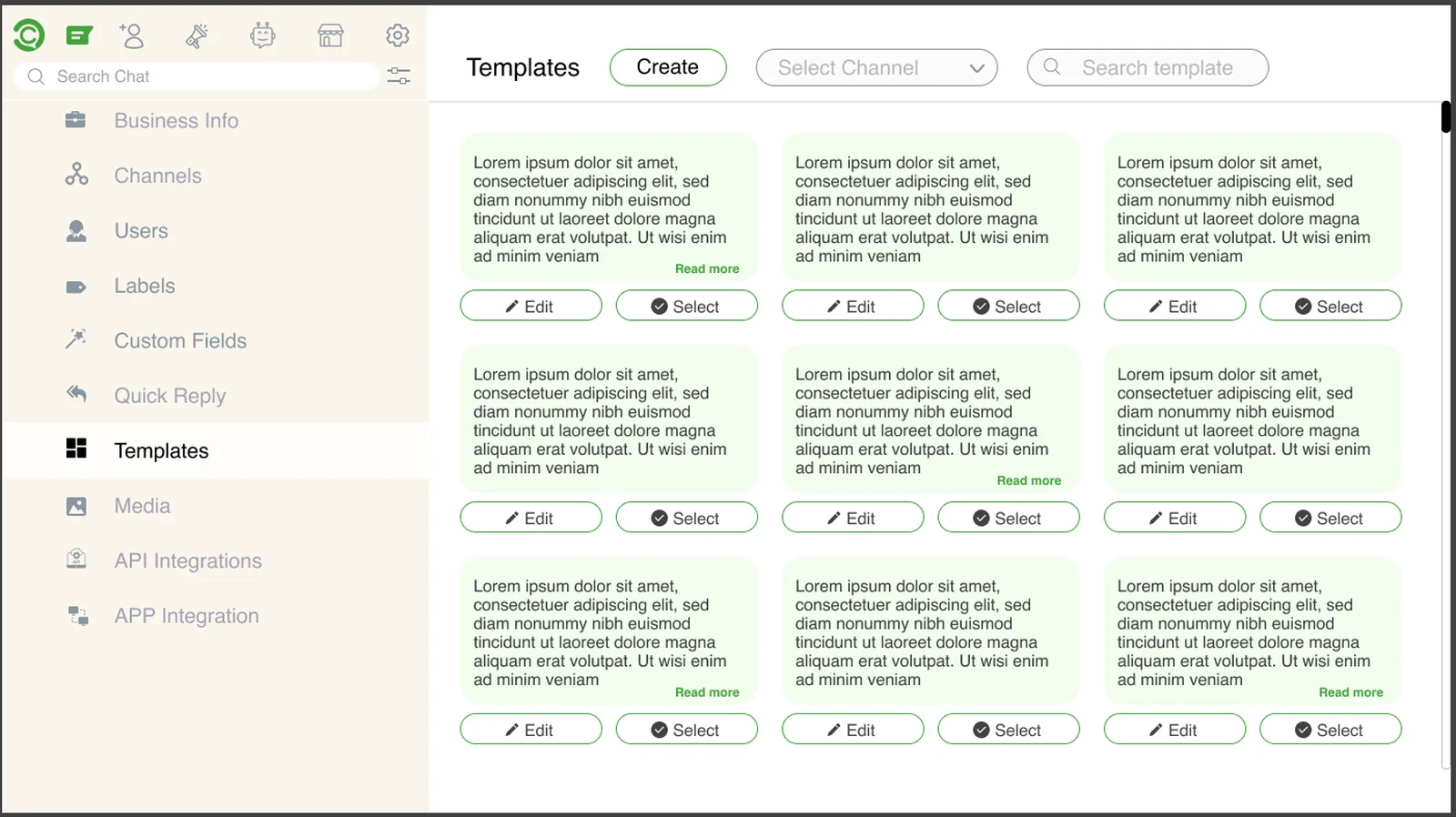 Templates