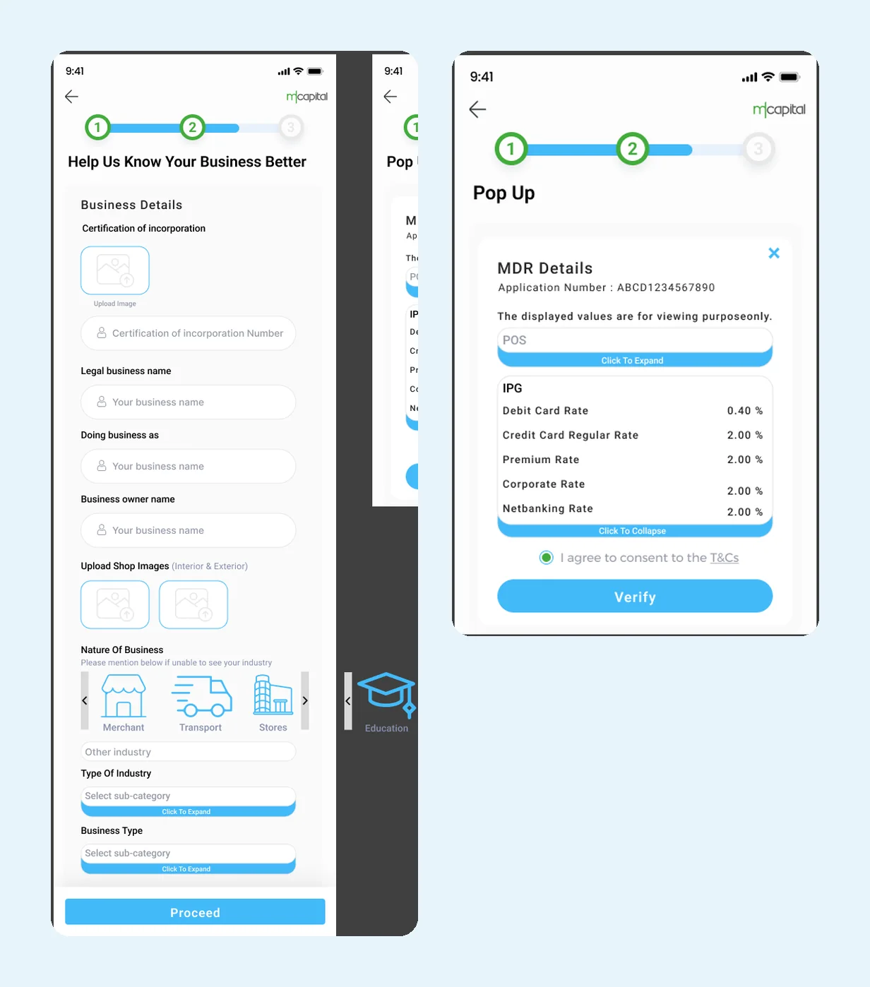Pay-up summary and checkout